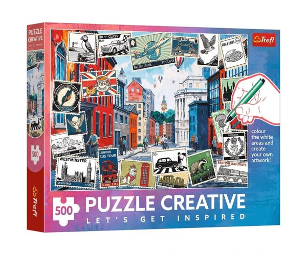 Üdvözlet Londonból – 500 db-os Creative puzzle – Trefl