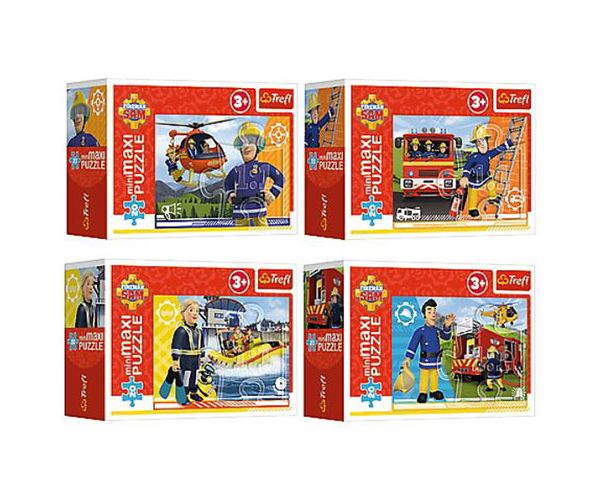 Tűzoltó Sam a hős mini maxi 20db-os puzzle 4 féle - Trefl