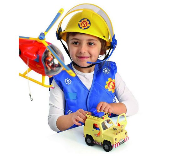 Sam, a tűzoltó: Tűzoltósisak mikrofonnal - Simba Toys