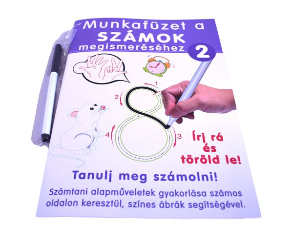 Számok megismerése gyakorló munkafüzet - D-Toys