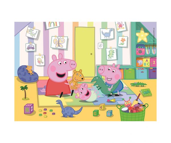 Peppa malac 2x20db-os Supercolor puzzle - Clementoni