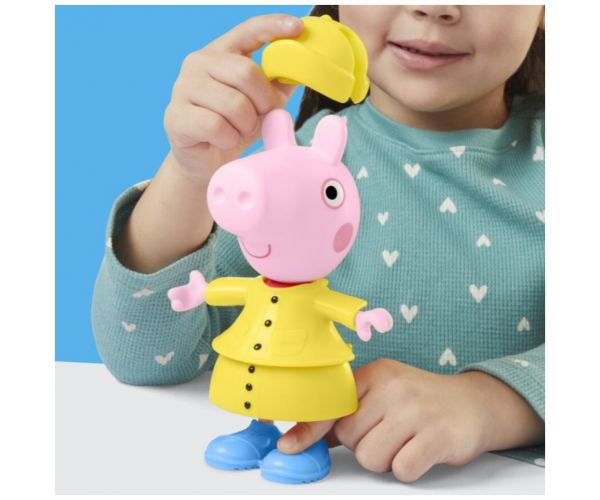 Peppa malac: Esős nap játékfigura szett - Hasbro