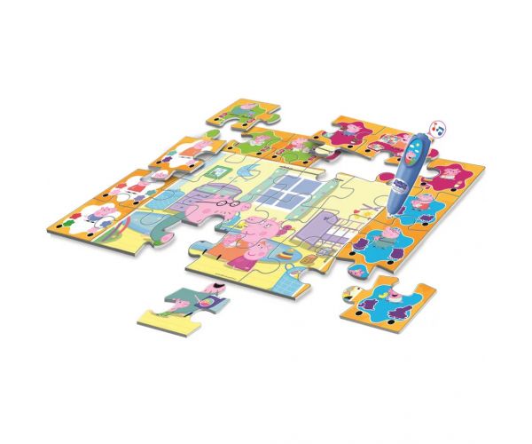 Peppa malac interaktív 24db-os padló puzzle - Clementoni