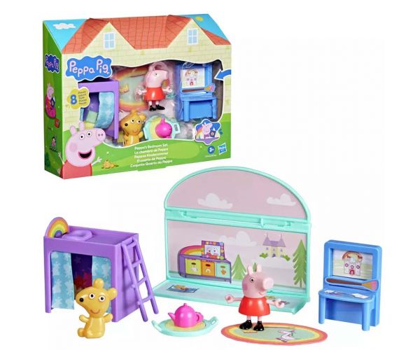 Peppa malac Peppa hálószoba játékszett – Hasbro