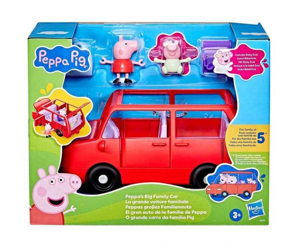 Peppa malac: Peppa nagy családi autója játékszett - Hasbro