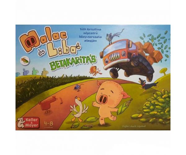 Malac és Liba betakarítás társasjáték