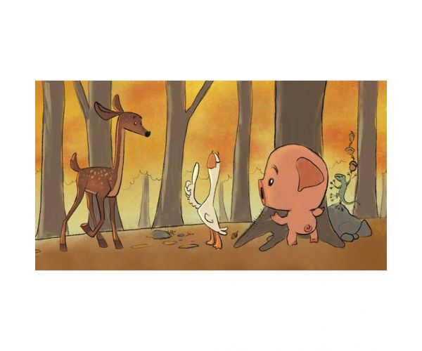 Malac és Liba kirándul diafilm