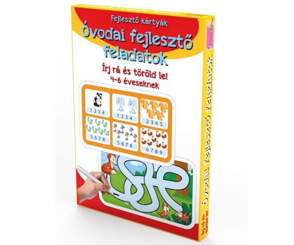 Óvodai fejlesztő feladatok – Fejlesztő kártyák 4-6 éveseknek