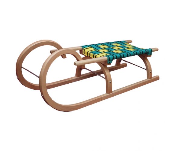 Prémium klasszikus fa szánkó - 95cm