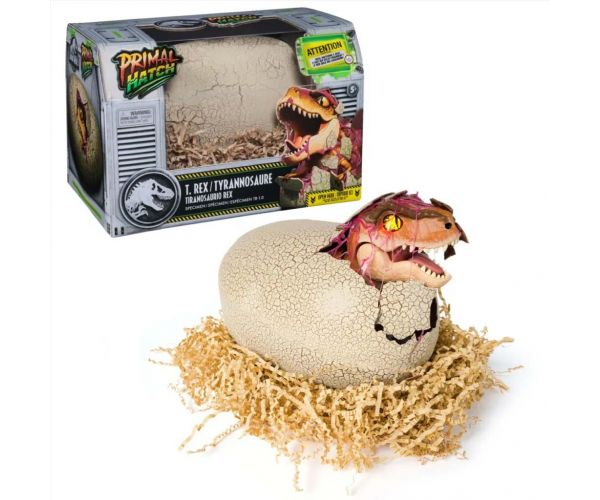 Primal Hatch Interaktív T-Rex dinoszaurusz tojásban - Spin Master