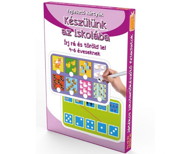 Készülünk az iskolára – Fejlesztő kártyák 4-6 éveseknek