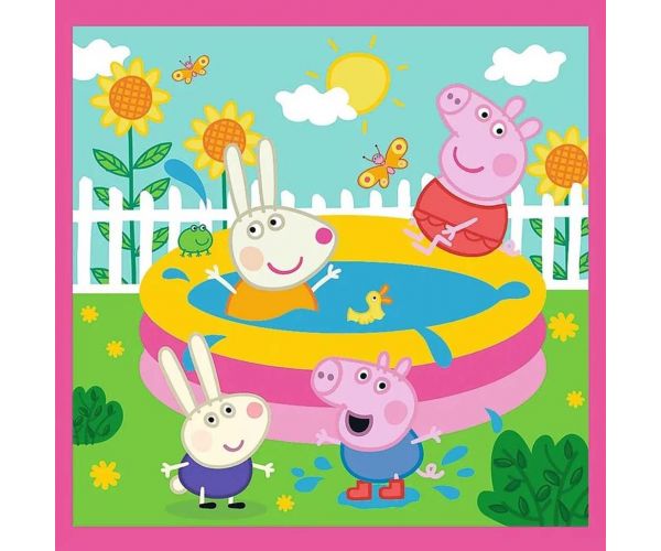 Peppa malac - 3 az 1-ben 20, 36, 50 db-os puzzle - Trefl