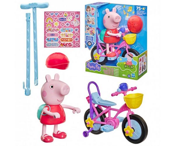 Peppa malac: Peppa malac kerékpáros kalandja játékszett - Hasbro