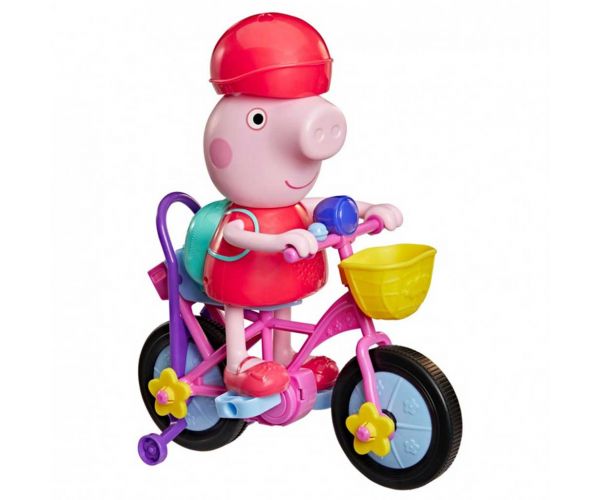 Peppa malac: Peppa malac kerékpáros kalandja játékszett - Hasbro