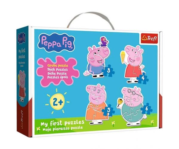 Peppa malac - Első Baby puzzle táskában - Trefl
