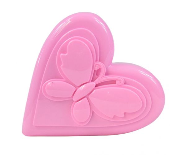 S&Lí Cosmetics: Prémium smink és köröm paletta szívalakú háromszintes dobozban