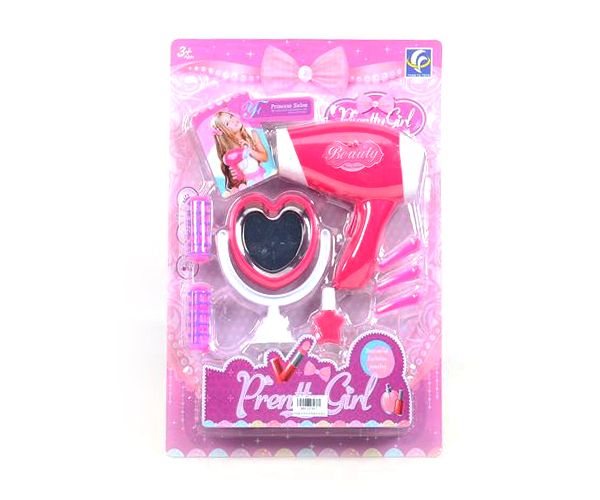 Pretty Girl pink szépség szett elektromos hajszárítóval