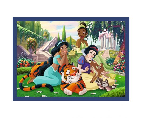 Disney Hercegnők - 4 az 1-ben puzzle 4 x 88 db-os - Trefl