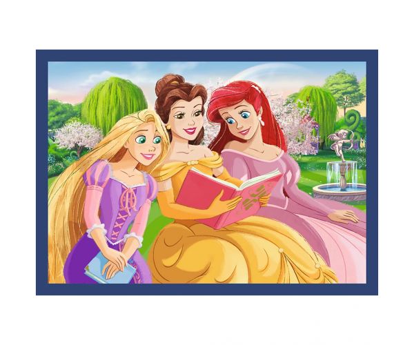 Disney Hercegnők - 4 az 1-ben puzzle 4 x 88 db-os - Trefl