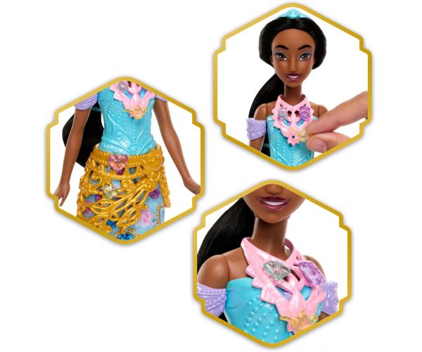 Disney Hercegnők - Csupaszív Meglepetés Baba - Jázmin - Mattel