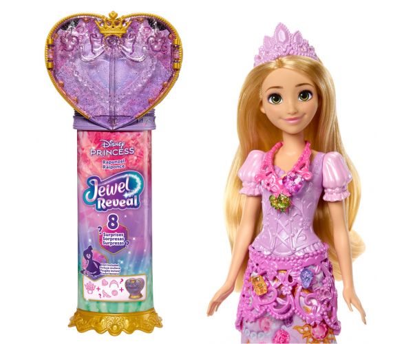 Disney Hercegnők - Csupaszív Meglepetés Baba - Aranyhaj - Mattel