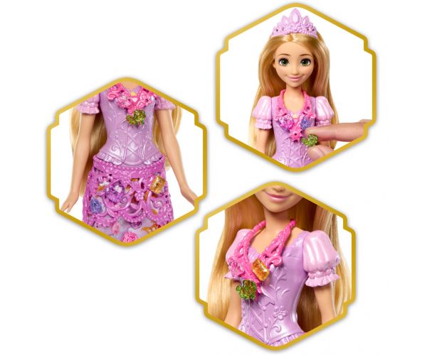 Disney Hercegnők - Csupaszív Meglepetés Baba - Aranyhaj - Mattel
