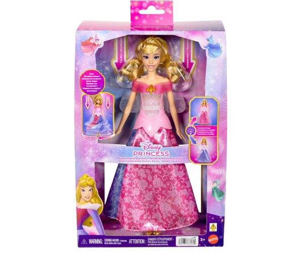 Disney Hercegnők - Mesés Átváltozás Csipkerózsika - Mattel