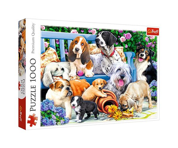 Kutyák a parkban 1000db-os puzzle - Trefl