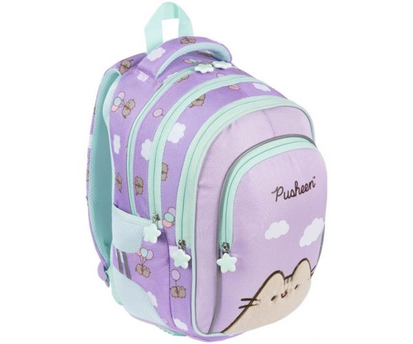 Pusheen Violet ergonomikus iskolatáska, hátizsák BPL58 40x29x19 cm