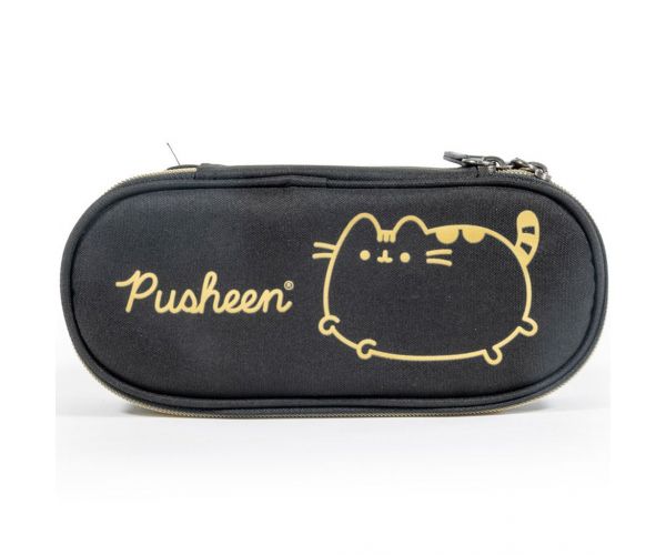 Pusheen gold ovális tolltartó 20,5x9,5x5cm