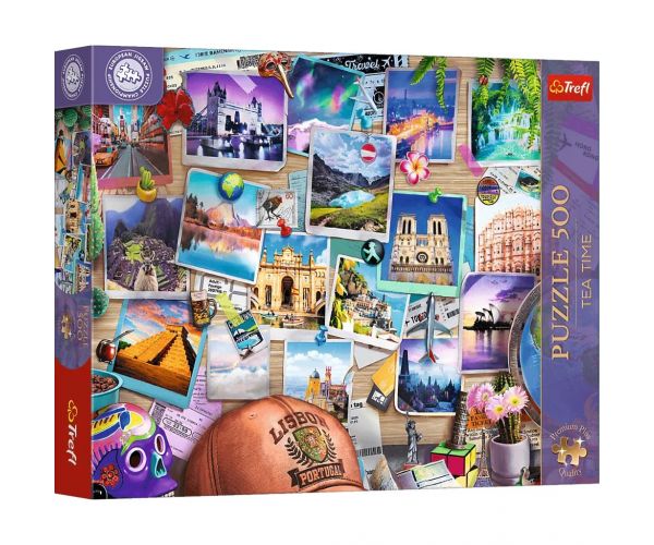 Puzzle EB: Az utazás emlékei 500db-os prémium puzzle – Trefl