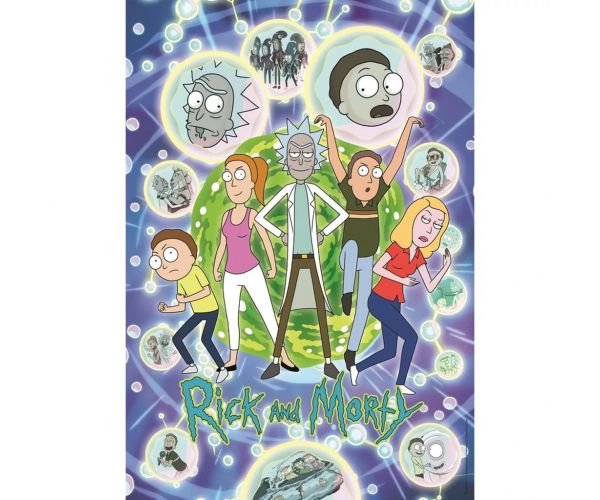 Rick és Morty 1000db-os puzzle - Clementoni