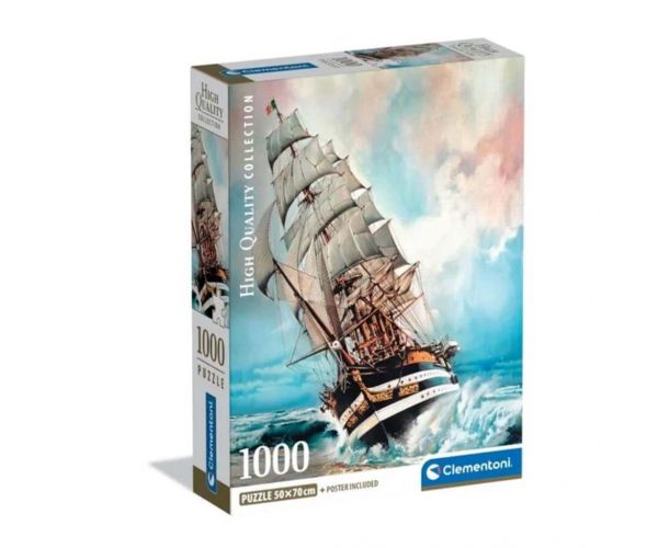 Amerigo Vespucci hajó mintás HQC 1000db-os puzzle - Clementoni