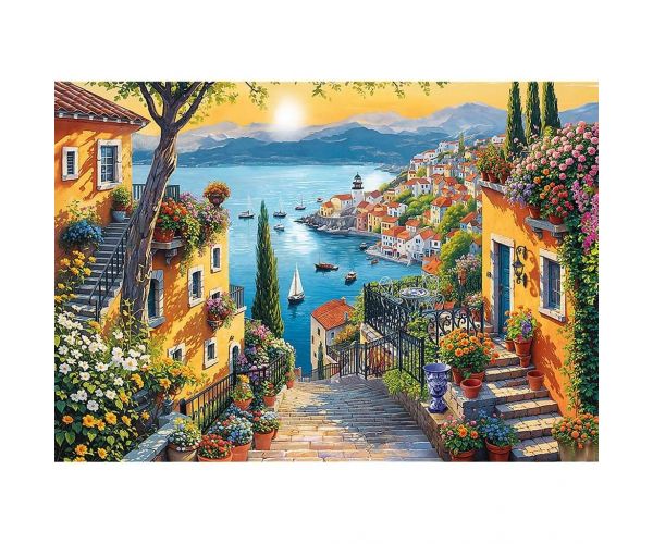 Tengerparti kilátás 1500db-os puzzle - Trefl