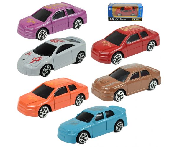QHT Car Collection: Fém versenyautó szett többféle változatban 1db 1/64