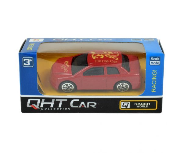 QHT Car Collection: Fém versenyautó szett többféle változatban 1db 1/64