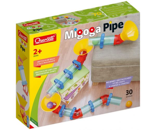 Quercetti: Migoga Pipe tölcséres golyópálya