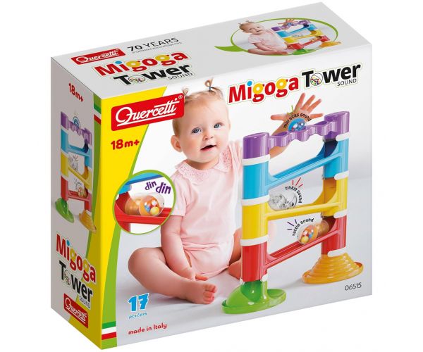 Quercetti: Migoga Tower 17 db-os golyópálya játékszett