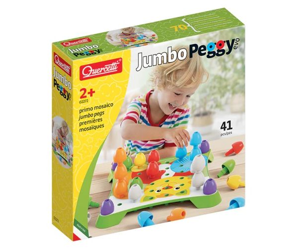 Quercetti: Jumbo Peggy 41db-os pötyi szett