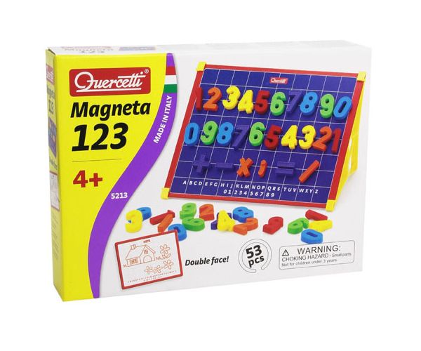 Quercetti: Mágneses tábla számokkal 48 db-os