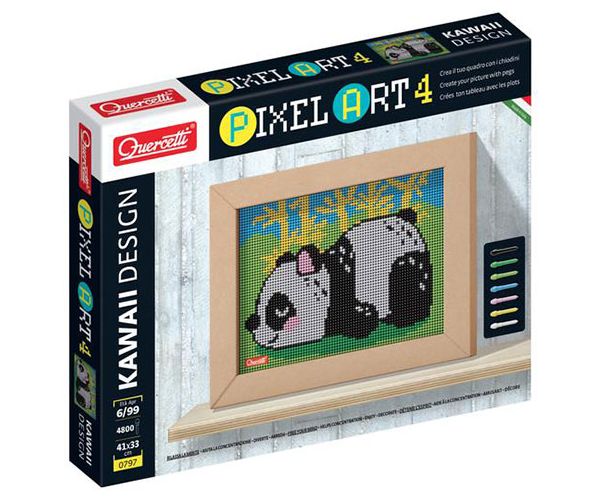 Quercetti: Pixel Art 4 Kawaii Panda pötyi
