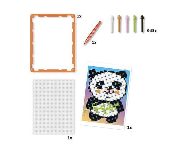 Quercetti: Pixel Art Panda pötyi