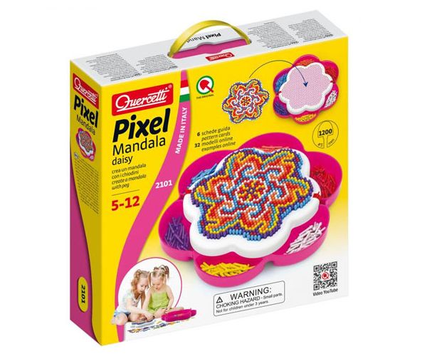 Quercetti: Pixel Daisy Mandala készítő