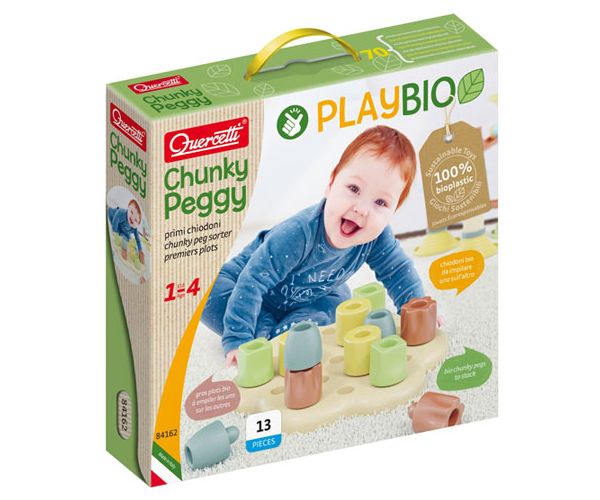 Quercetti: Play Bio Chunky pötyi 13db-os