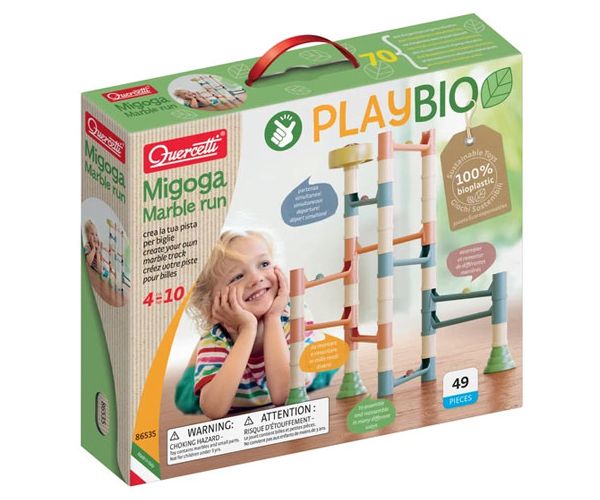 Quercetti: Play Bio Migoga Marble golyópálya 46db-os