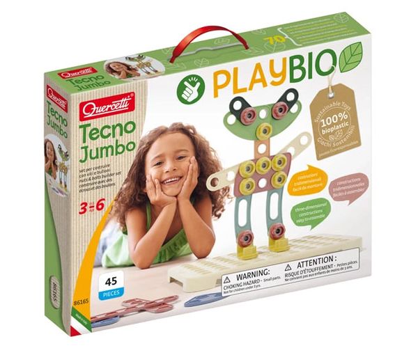 Quercetti: Play Bio Tecno Jumbo építőjáték 42db-os