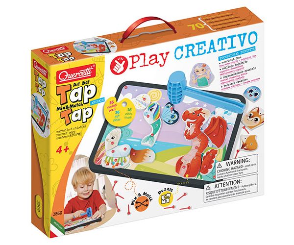 Quercetti: Play Creativo Tap Tap állatos kreatív játék