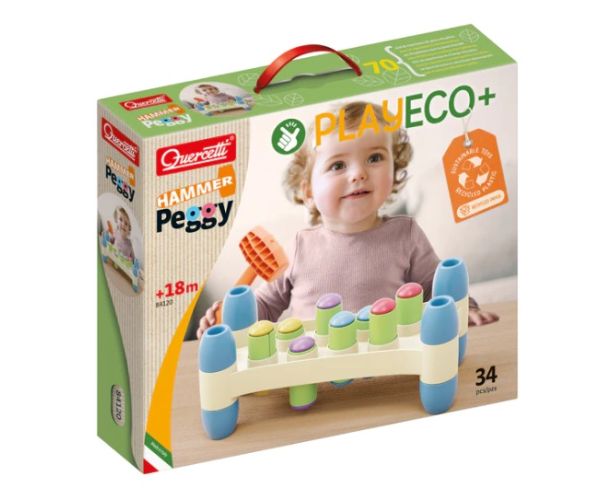 Quercetti: Play Eco Peggy Kalapácsos ügyességi játék