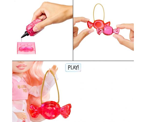 Rainbow Crystal Bella divatbaba csináld magad kiegészítőkkel