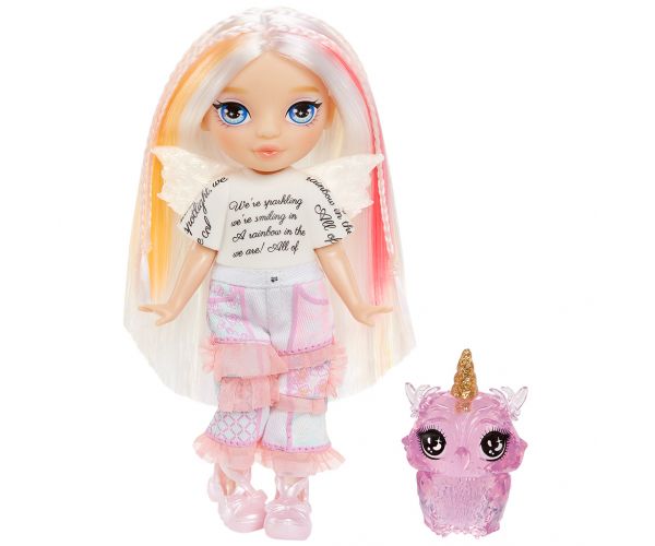 Rainbow High Littles szivárvány tündér Opal Raine baba